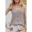 Apricot Spaghetti Strap Buttoned Tank Top