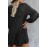 Black Wanderlust Pocketed Tiered Tunic Dress
